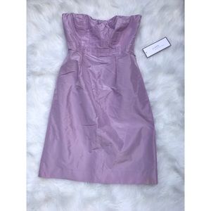 NWT J Crew Silk Lilac Cocktail Dress